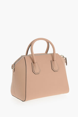 Tote Bag Aus Leder Mit Doppelgriffen