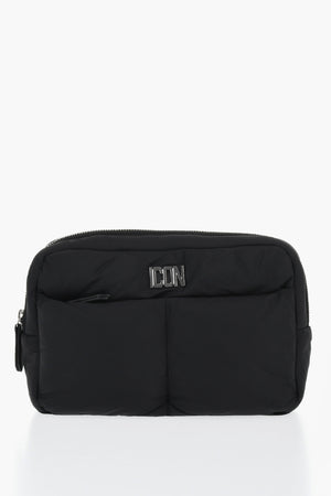 Quilted Nylon Makeup Pouch ICON