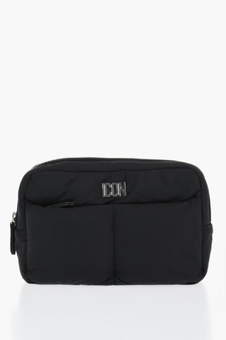 Quilted Nylon Makeup Pouch ICON