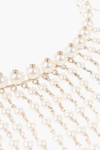 Choker D-VINITY with Multiple Chains Embellished with Resin Pearls