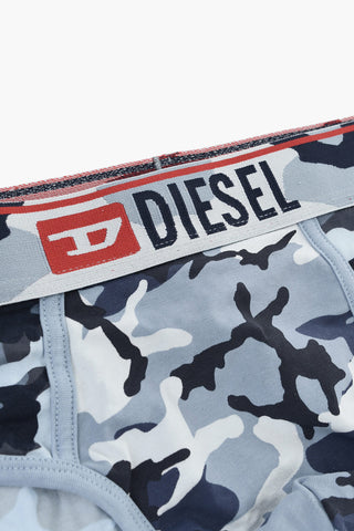 Slip in Cotone Motivo Camouflage