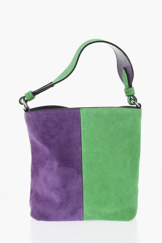 Bicolor Suede Mini Bag