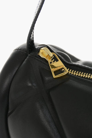 Schultertasche THE BUMPER Aus Gesteppstem Leder