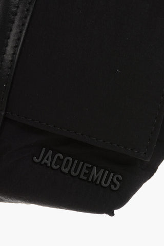 Crepe Fabric Crossbody Bag