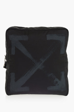 Borsa a Tracolla in Tessuto Tecnico con Stampa Arrow