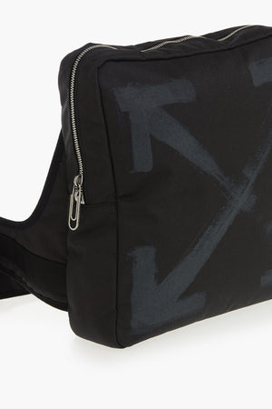 Borsa a Tracolla in Tessuto Tecnico con Stampa Arrow