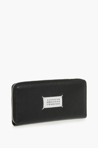 MM11 Continental Leather Wallet with Zip Closure