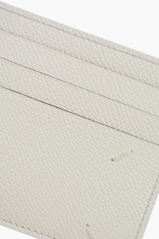 MM11 Solid-Color Leather Cardholder