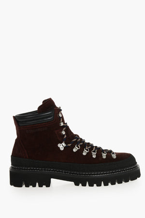 Suede Lace-Up Ankle Boots CANADIAN HIKING