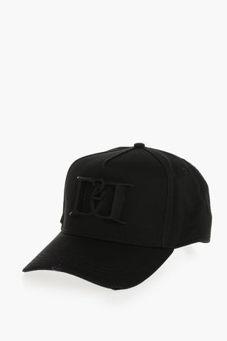 Cotton Baseball Cap with Embossed Logo
