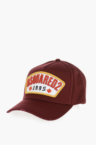 Gabardine Baseball Cap with Embroidered Patch