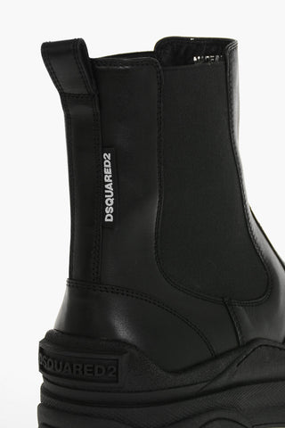 Leather Chelsea Ankle Boots URBAN with Lug Sole