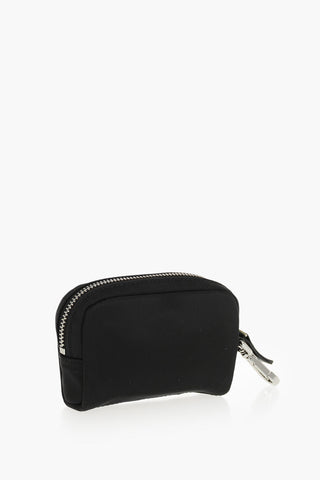Mini Nylon Makeup Pouch with Zip Closure