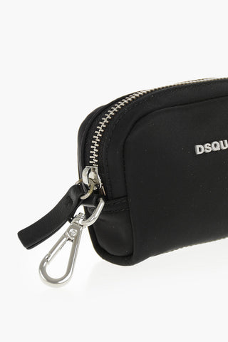 Mini Nylon Makeup Pouch with Zip Closure