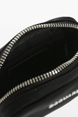Mini Pochette Porta Trucchi in Nylon con Chiusura a Zip