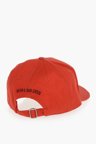 Gabardine Baseball Cap With Embroidered Logo