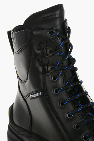 Leather Lace-Up Ankle Boots URBAN with Rubber Sole