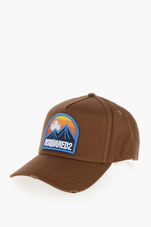 Cappello da Baseball con Patch Ricamato