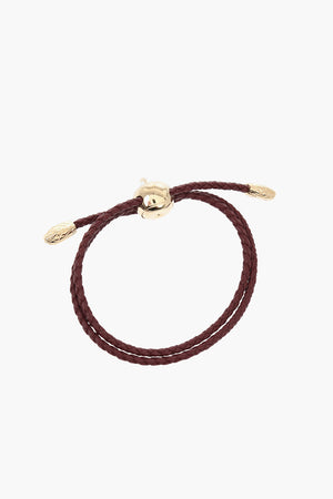 Armband aus geflochtenem Leder APPLE