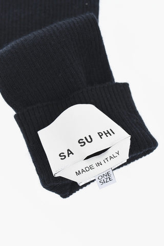 Ribbed Mixed Cashmere Sleeves