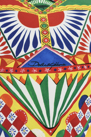 60x60 CARRETTO Cushion with Iconic Motif