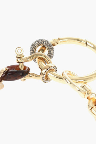 Gold Charm CHATELAINE with Pendants