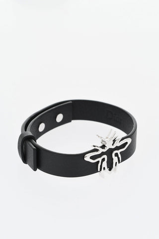 Leather Bracelet BEE with Adjustable Design