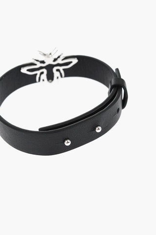 Leather Bracelet BEE with Adjustable Design