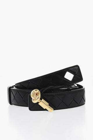 Braided Leather Belt KNOT with 30mm Adjustable Design