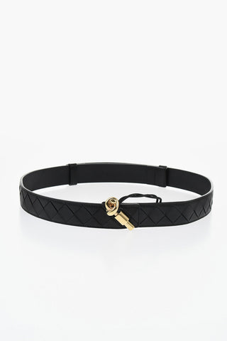 Braided Leather Belt KNOT with 30mm Adjustable Design