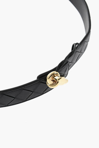 Braided Leather Belt KNOT with 30mm Adjustable Design