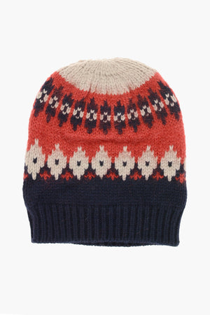 Beanie Aus Wollmischung Mit Fair-Isle-Muster