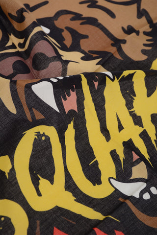 Cotton Foulard BEAR with Pattern