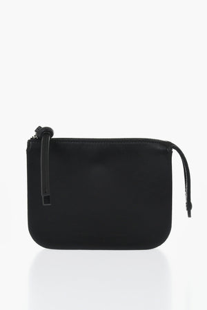 Pochette aus Leder mit Reißverschluss