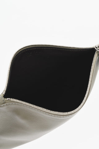 Leather Envelope Bag SAGE with Wrist Strap