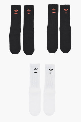 Set Mit 3 Terry-Socken WILLY Mit Gesticktem Logo
