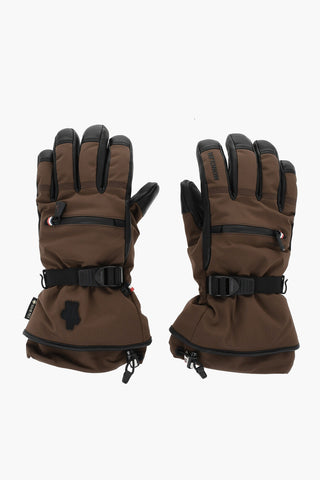 MONCLER X REUSCH Gore-Tex Ski Gloves with Drawstring