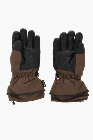 MONCLER X REUSCH Gore-Tex Ski Gloves with Drawstring