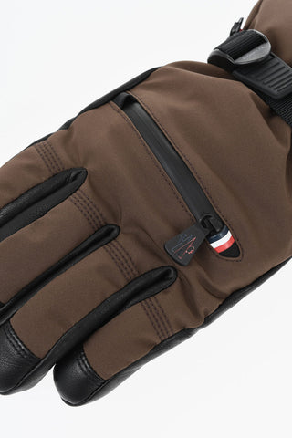 MONCLER X REUSCH Gore-Tex Ski Gloves with Drawstring