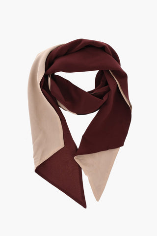 Two-Tone Silk Scarf