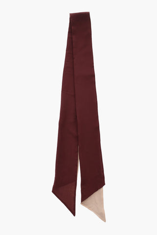 Two-Tone Silk Scarf