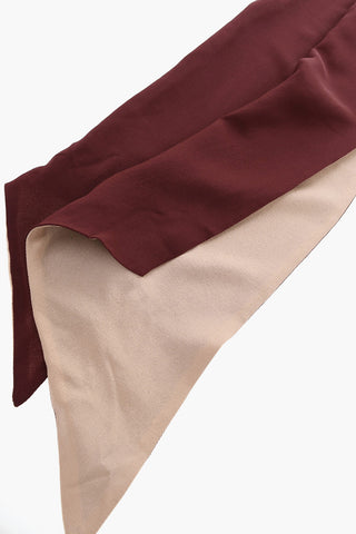 Two-Tone Silk Scarf
