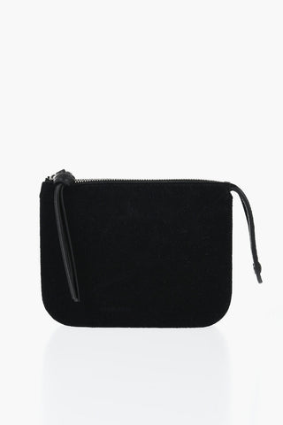 Suede Zip Pouch