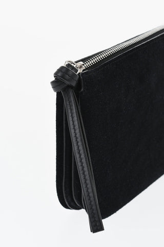 Suede Zip Pouch