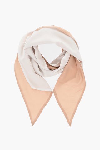 Two-Tone Silk Scarf