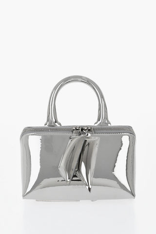 Lamé Leather Mini Bag FRIDAY with Removable Strap