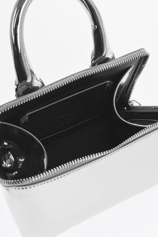 Lamé Leather Mini Bag FRIDAY with Removable Strap
