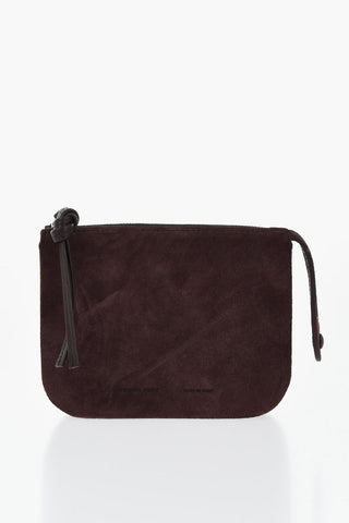 Suede Zip Pouch