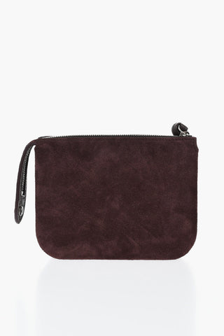 Suede Zip Pouch