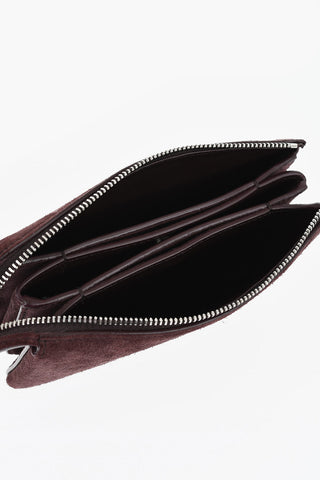 Suede Zip Pouch